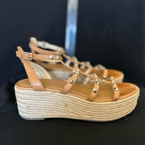 Marc Fisher Jansen Espadrille Wedge Sandal SZ 7.5 - Picture 4 of 6